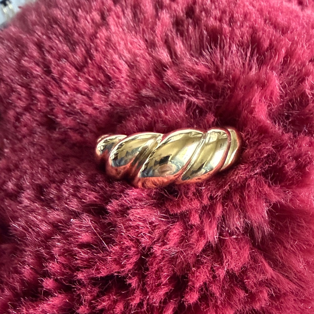 Ana Luisa Elegant Gold-Tone Dome Ring